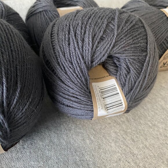 NWT Baa Ram Ewe Skipper 5ply Guernsey Colour Rockall Grey Lot of 5 - Picture 11 of 16